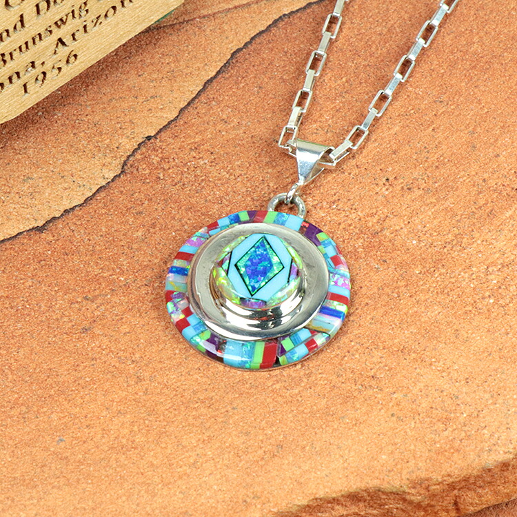 holy Mosaic (ホリー・モザイク) オパール ジュエリー ペンダントトップ　HM-PT-52-26-001｜Sweetwater american mart