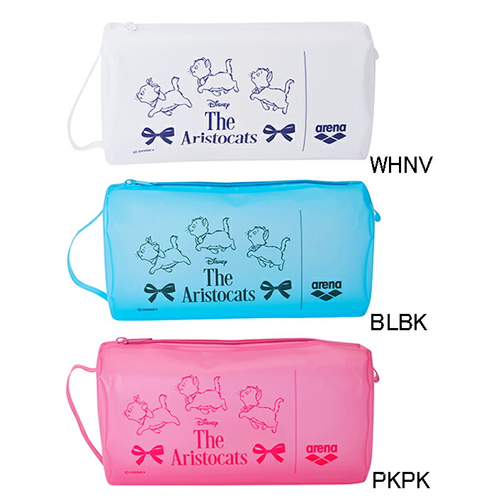 アリーナ arena プルーフバッグ スイムポーチ スイムバッグ スイミングバッグ ディズニー Disney おしゃれキャット マリー 水泳 競泳 AS6SBZ85U画像