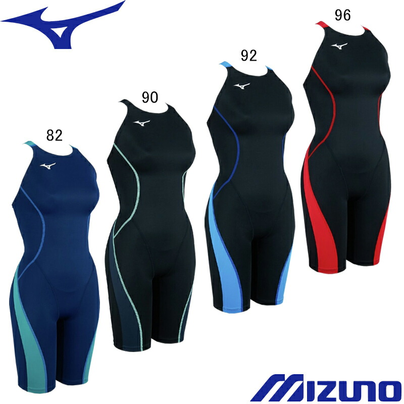 【7/21(火)～7/24(金)店内全品ポイント5倍！最大32.5倍！】【15%OFF】ミズノ(MIZUNO) 女性用 競泳水着 GX・SONIC STREAM ウイメンズハーフスーツ(レースオープンバック)(ここちストラップU) N2MGC724｜スイムショップ・swimshop