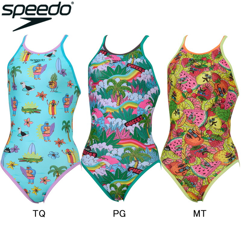 【4/9(木)店内全品ポイント2倍！最大30倍！】【15%OFF】スピード(SPEEDO) MULGA 女性用 練習用水着 ウイメンズターンズスーツ STW02551MU 6,573円