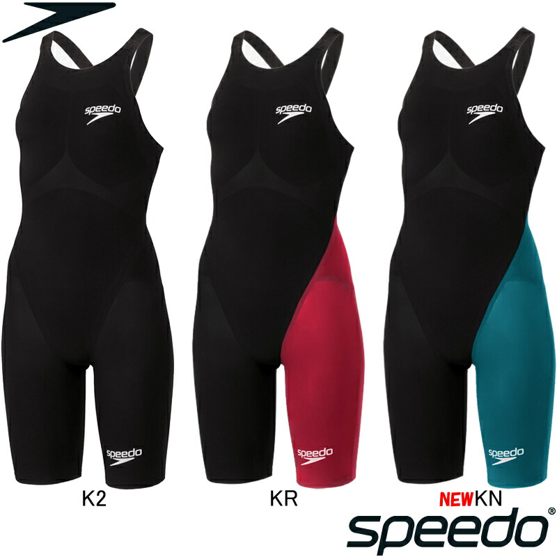 【4/17(金)09:59まで店内全品ポイント2倍！最大28倍！】スピード(SPEEDO) 女性用 競泳水着 Fastskin LZR Pure GLINT ウイメンズオープンバックニースキン SCW12410F