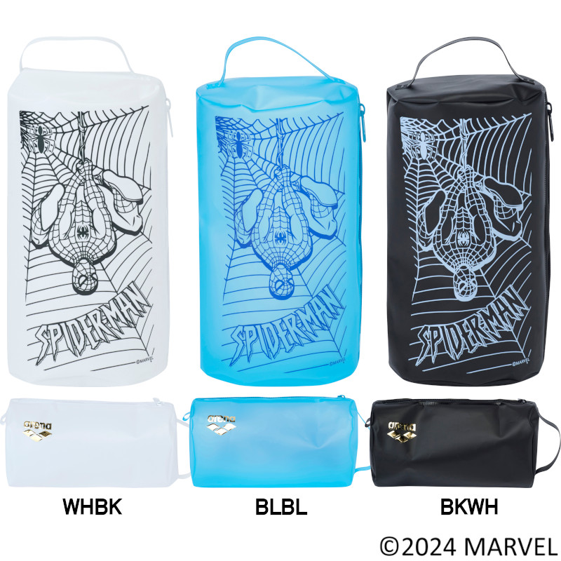 【5/18(日)店内全品ポイント3倍！最大24倍！】【10%OFF】アリーナ(ARENA) マーベル(スパイダーマン) プルーフバッグ(S) AS4FBZ83U画像