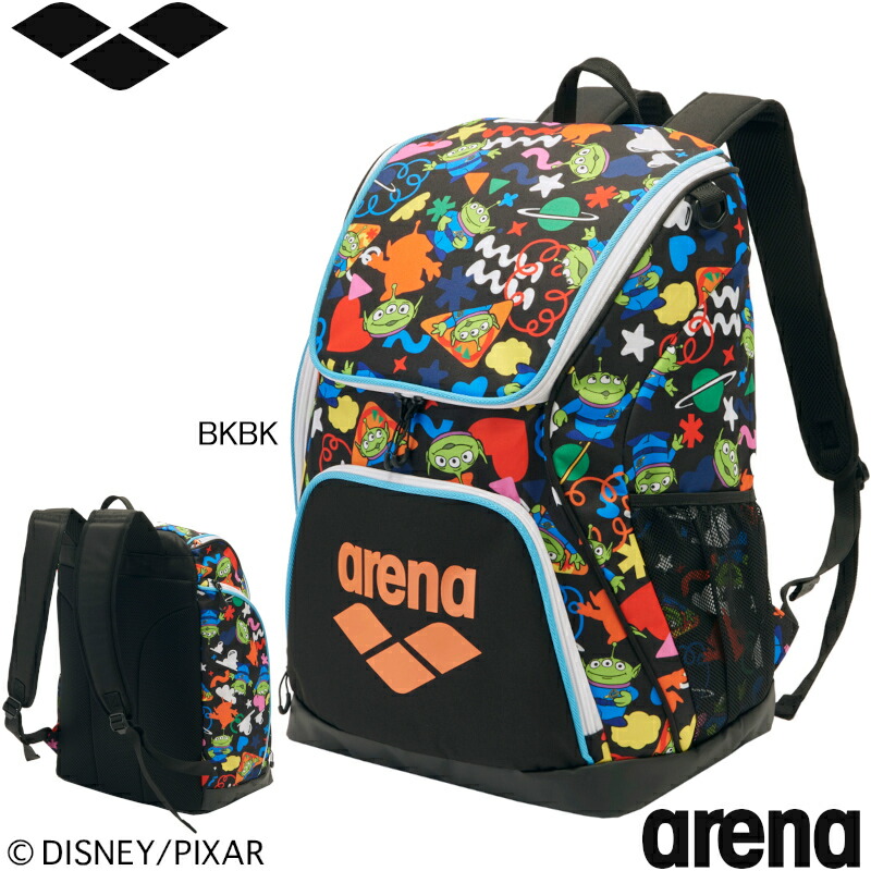 【7/21(火)~7/24(金)店内全品ポイント5倍!最大32.5倍!】【10%OFF】アリーナ(ARENA) ディズニー(トイ・ストーリー) バックパック(総柄) AS6FBP89U|スイムショップ・swimshop