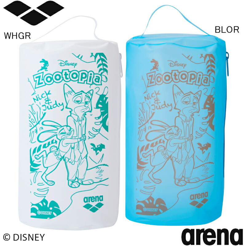 【2/26(木)店内全品ポイント3倍！最大22倍！】【10%OFF】アリーナ(ARENA) ディズニー(ズートピア) プルーフバッグ(S) AS6SBZ86U画像