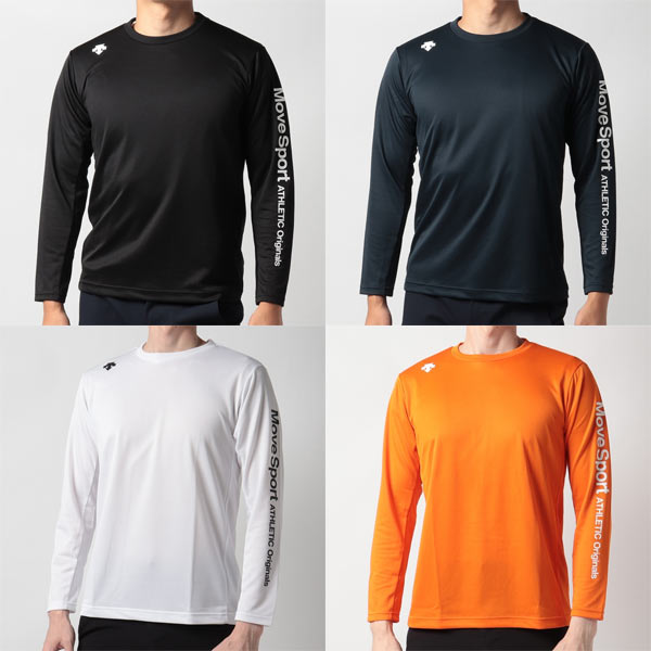 デサント DESCENTE MoveSport DRYMESH メンズ長袖Tシャツ DMMUJB51 89％以上節約