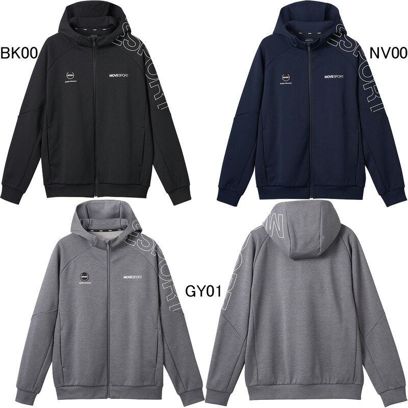 【4/6(月)～4/9(木)店内全品ポイント2倍！最大30倍！】【30%OFF】デサント(DESCENTE) MOVESPORT(ムーブスポーツ) S.F.TECH SHIELD オーセンティックロゴ フーディー ST4FSW45M