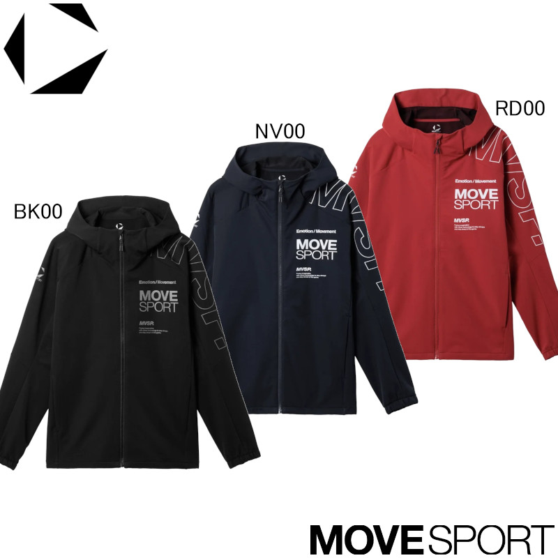 【4/9(木)店内全品ポイント2倍！最大30倍！】【25%OFF】デサント(DESCENTE) MOVESPORT(ムーブスポーツ) ACTIVE SUITS HEATNAVI ソフトシェル フーディー ST5FJK22M 7,071円