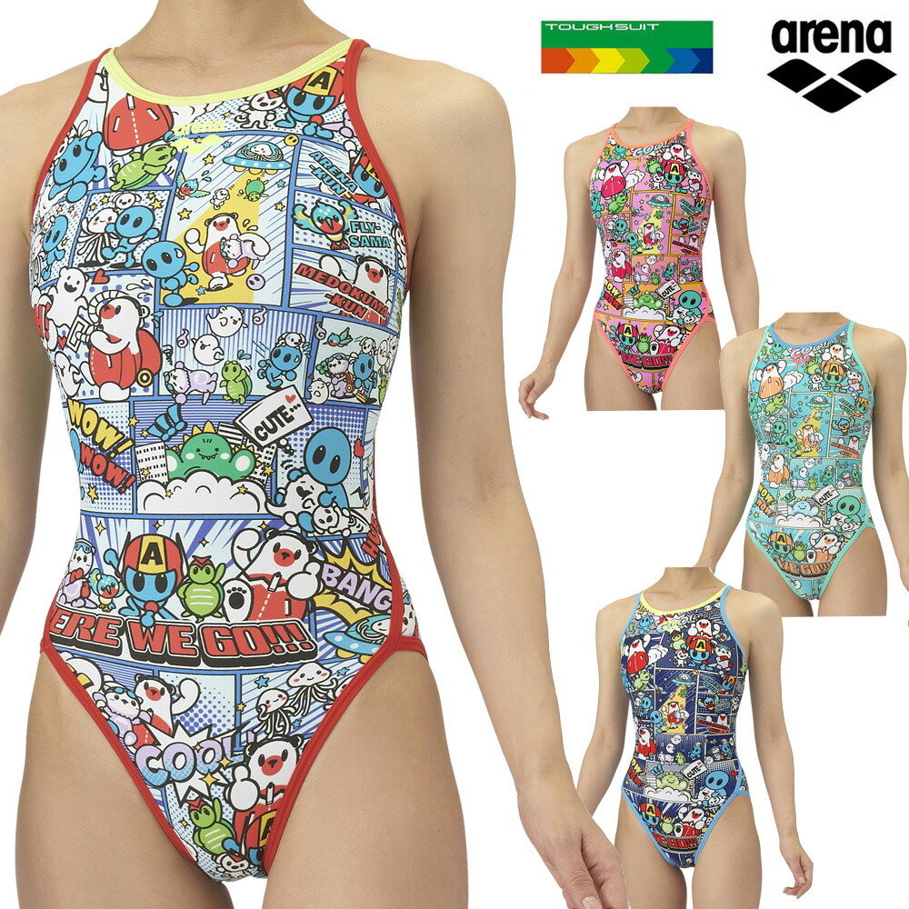 新品 arena トレーニング タフスーツ 水着 AS4FWM13W Lサイズ arena アリーナ AS4FWM13W タフスーツ 練習用水着 レディース
