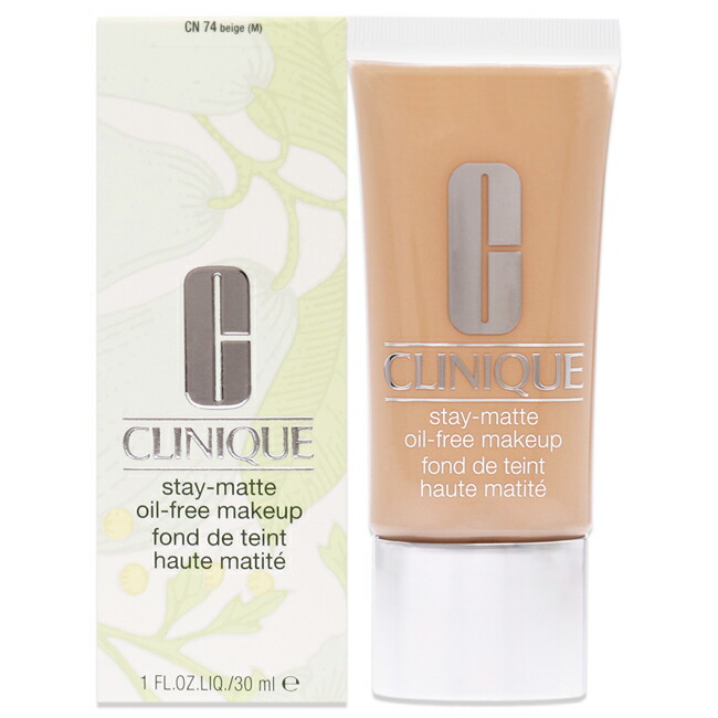 Cliniqueマットオイルフリ ファンデ ション Cn 74 Beige 乾燥肌 脂性肌用女性向け30ml 50 Off