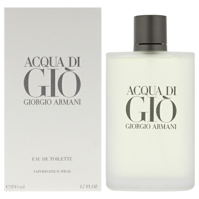 【正規品】【送料無料】Acqua Di Gio by Giorgio Armani for Men - 6.7 oz EDT Spray