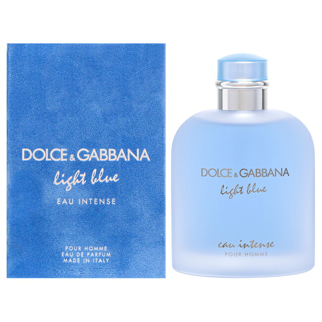 【置き目品】【貨物輸送無料】エントリーで尖んがり5倍 Light Blue Eau Intense by Dolce and Gabbana for Men - 6.7 薬局衡オンス 電子データ処理 Spray