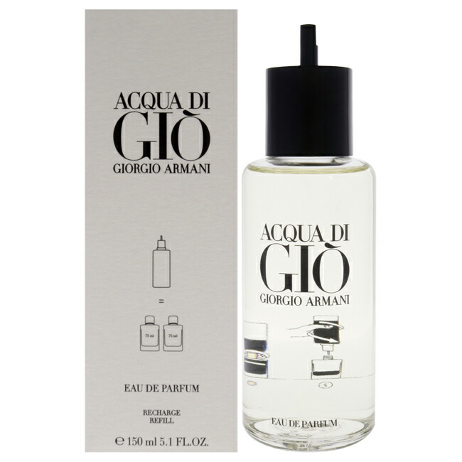 【置き目品】【貨物輸送無料】エントリーで尖んがり5倍 Acqua Di Gio by Giorgio Armani for Men - 5.1 薬局衡オンス 電子データ処理 Spray (Refill)