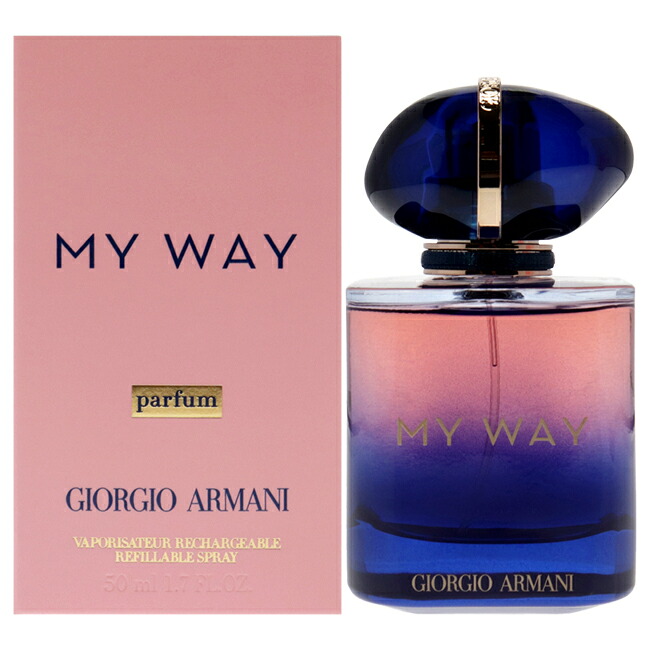 【置き目品】【貨物輸送無料】エントリーで尖んがり5倍 My Way by Giorgio Armani for Women - 1.7 薬局衡オンス Parfum Spray (Refillable)