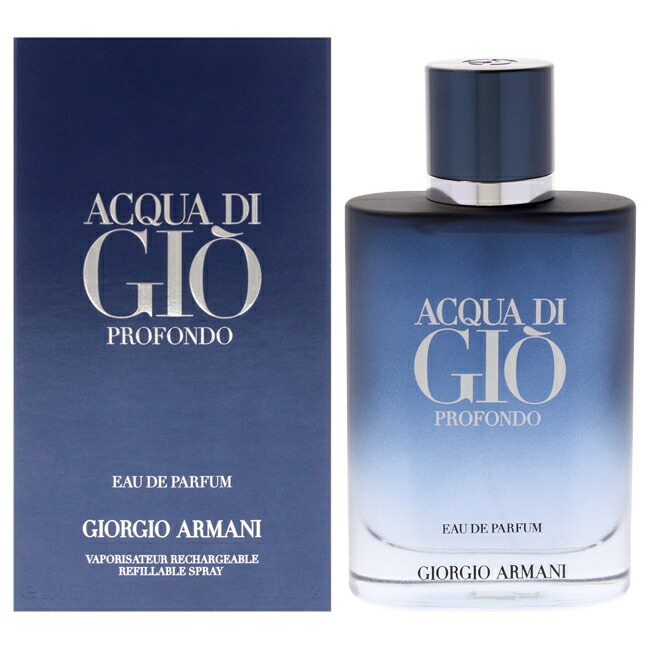 【正規品】【送料無料】Acqua Di Gio Profondo by Giorgio Armani for Men - 3.3 oz EDP Spray