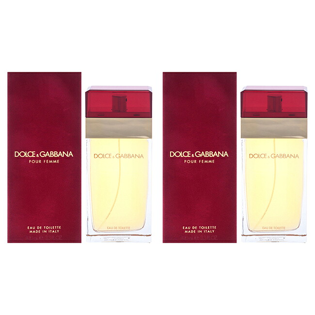 【定め事品】【貨物輸送無料】 Dolce and Gabbana by Dolce and Gabbana for Women - 3.4 薬局衡オンス EDT Spray - Pack of 2