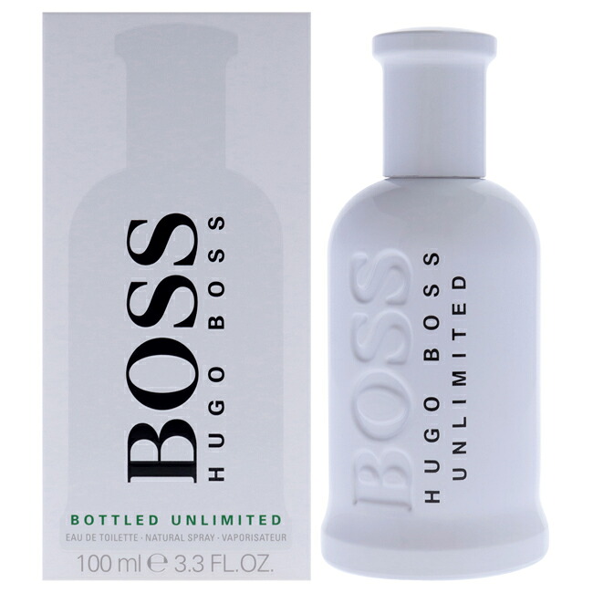 【正規品】【送料無料】Boss Bottled Unlimited by Hugo Boss for Men - 3.3 oz EDT Spray