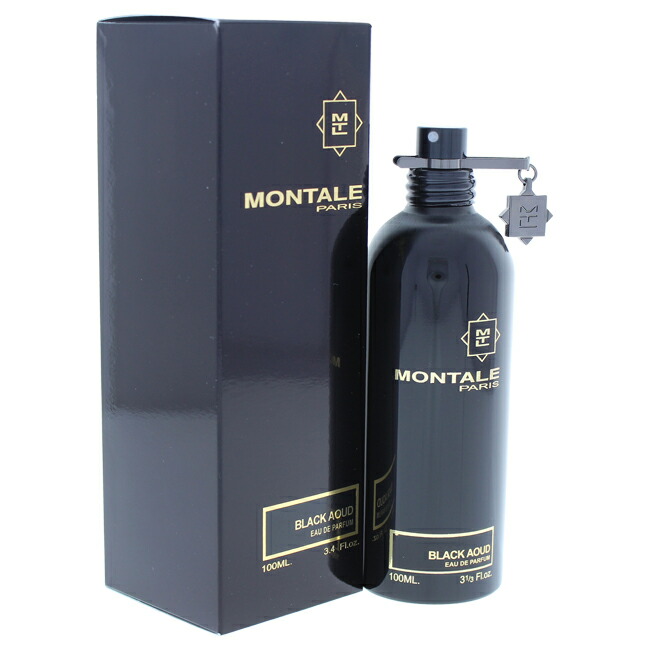 【置き目品】【貨物輸送無料】Black Aoud by Montale for Unisex - 3.4 薬局衡オンス 電子データ処理 Spray