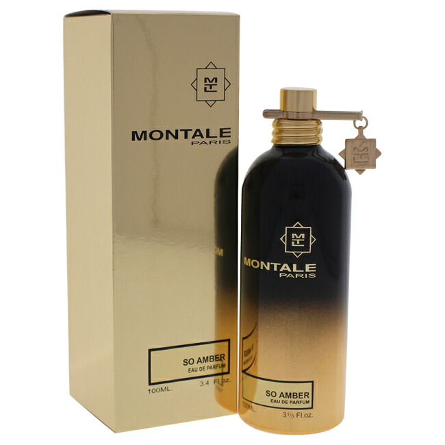 【置き目品】【貨物輸送無料】エントリーで尖んがり5倍 So Amber by Montale for Unisex - 3.4 薬局衡オンス 電子データ処理 Spray