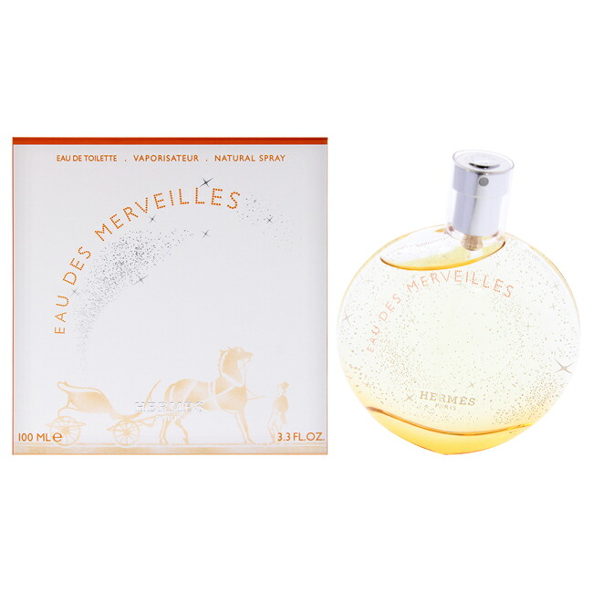 【正規品】【送料無料】Eau Des Merveilles by Hermes for Women - 3.3 oz EDT Spray