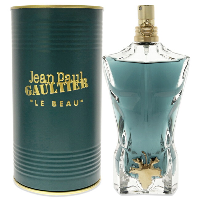【置き目品】【貨物輸送無料】Le Beau by Jean Paul Gaultier for Men - 4.2 薬局衡オンス EDT Spray