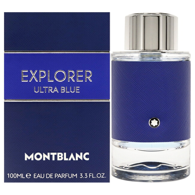 【正規品】【送料無料】Explorer Ultra Blue by Mont Blanc for Men - 3.3 oz EDP Spray
