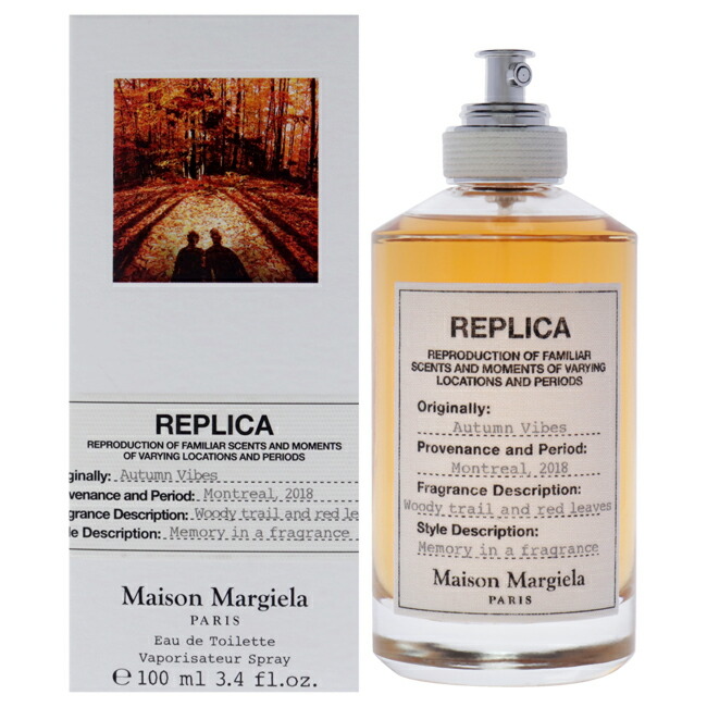 【置き目品】【貨物輸送無料】Replica Autumn Vibes by Maison Margiela for Unisex - 3.4 薬局衡オンス EDT Spray