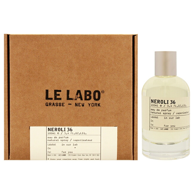 【ポイント5倍】【正規品】【送料無料】 Neroli 36 by Le Labo for Unisex - 3.4 oz EDP Spray|Swish Pop