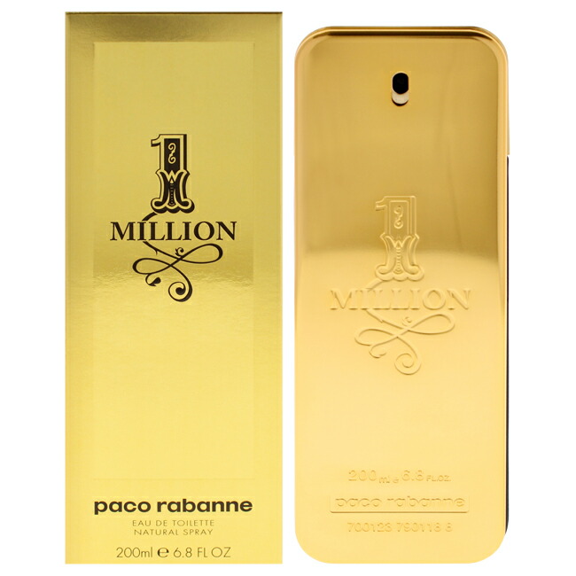 【正規品】【送料無料】1 Million by Paco Rabanne for Men - 6.8 oz EDT Spray