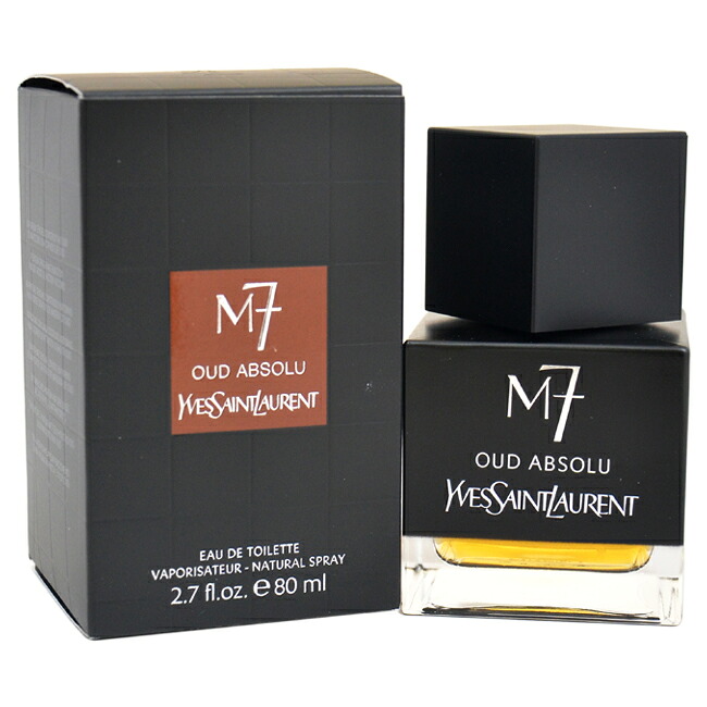 【置き目品】【貨物輸送無料】エントリーで尖んがり5倍 M7 Oud Absolu by Yves Saint Laurent for Men - 2.7 薬局衡オンス EDT Spray