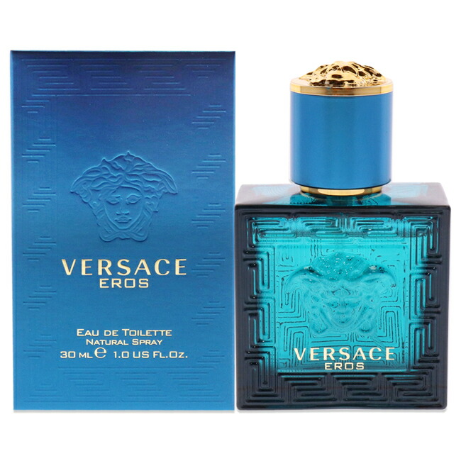 【正規品】【送料無料】Versace Eros by Versace for Men - 1 oz EDT Spray