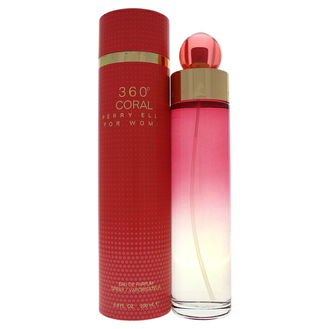 【正規品】【送料無料】360 Coral by Perry Ellis for Women - 6.8 oz EDP Spray
