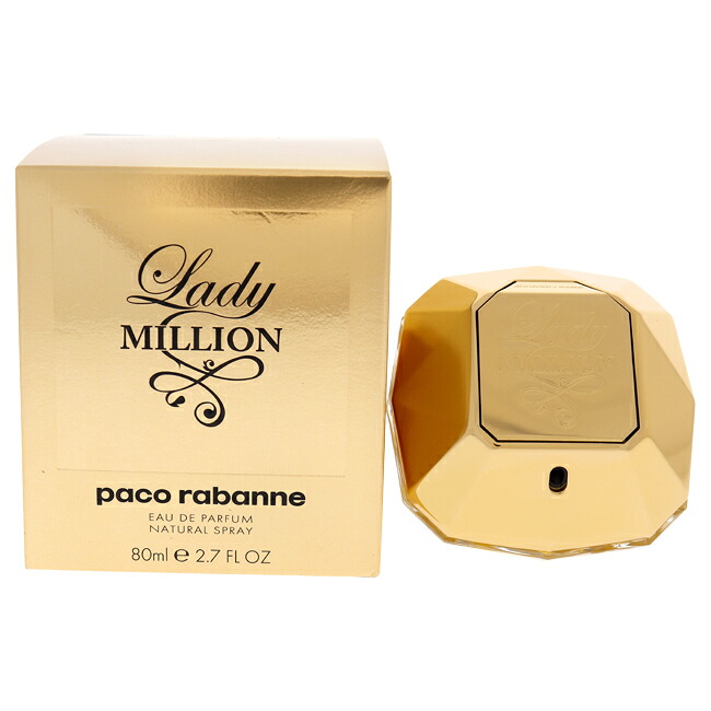 【正規品】【送料無料】Lady Million by Paco Rabanne for Women - 2.7 oz EDP Spray 11,454円