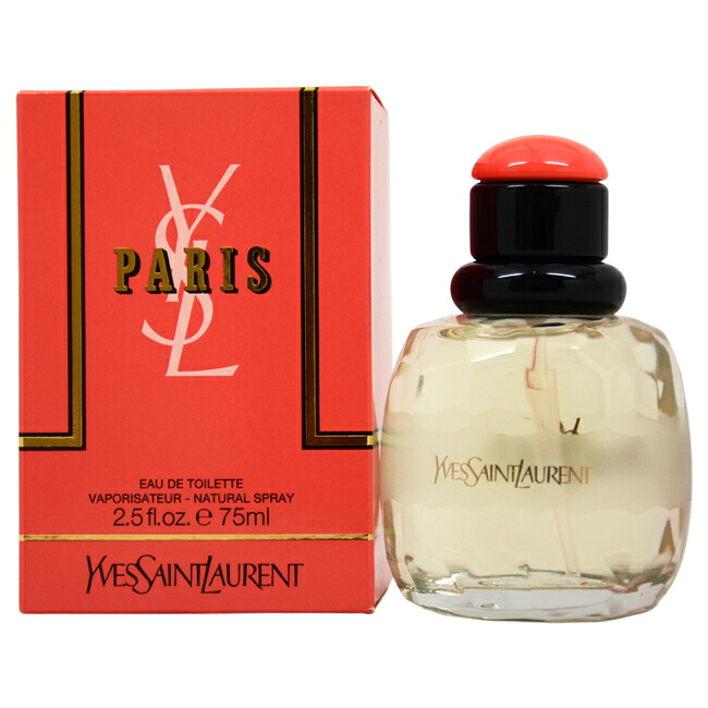 【置き目品】【貨物輸送無料】エントリーで尖んがり5倍 Paris by Yves Saint Laurent for Women - 2.5 薬局衡オンス EDT Spray