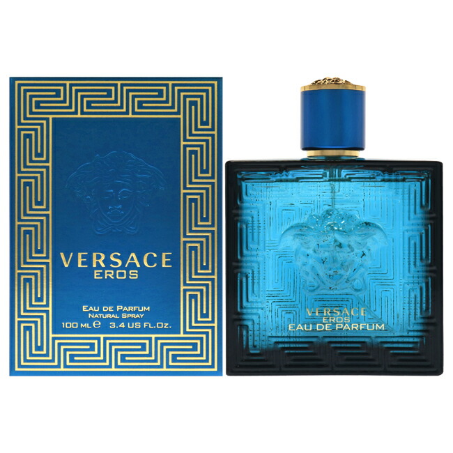 【正規品】【送料無料】Versace Eros by Versace for Men - 3.4 oz EDP Spray