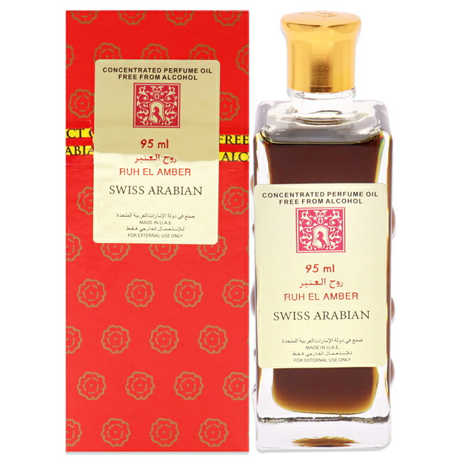 Ruh El Amber ER8E by Swiss Arabian for Unisex - 3.2 oz Perfume Oil