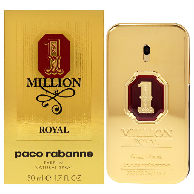【置き目品】【貨物輸送無料】1 Million Royal by Paco Rabanne for Men - 1.7 薬局衡オンス Parfum Spray