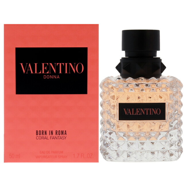 【正規品】【送料無料】Donna Born In Roma Coral Fantasy by Valentino for Women - 1.7 oz EDP Spray
