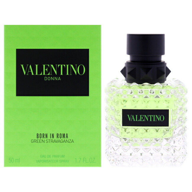 【正規品】【送料無料】Donna Born In Roma Green Stravaganza by Valentino for Women - 1.7 oz EDP Spray