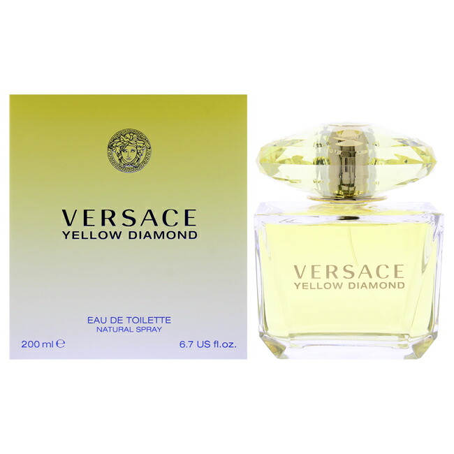 【正規品】【送料無料】Versace Yellow Diamond by Versace for Women - 6.7 oz EDT Spray