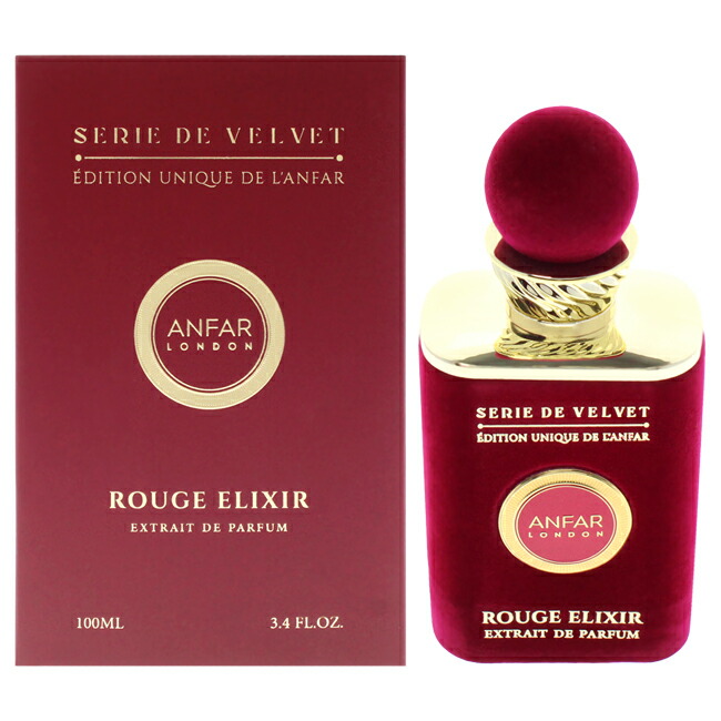 【正規品】【送料無料】Serie De Velvet Edition - Rouge Elixir by Anfar for Women - 3.4 oz Extrait De Parfum Spray