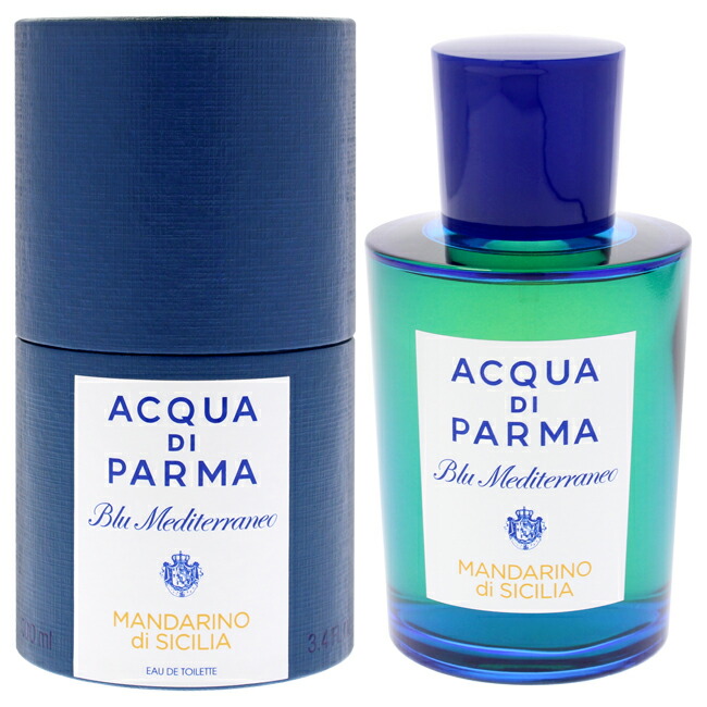 【置き目品】【貨物輸送無料】エントリーで尖んがり5倍 Blu Mediterraneo - Mandarino Di Sicilia by Acqua Di Parma for Unisex - 3.4 薬局衡オンス EDT Spray