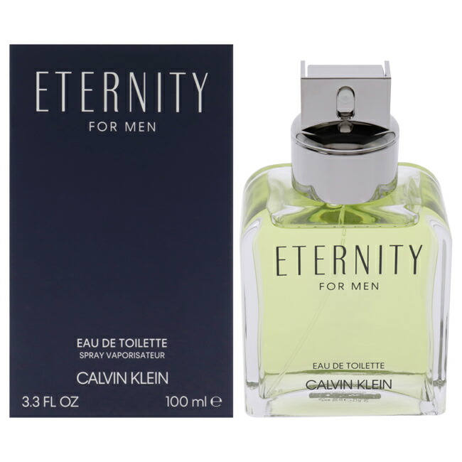 【正規品】【送料無料】Eternity by Calvin Klein for Men - 3.3 oz EDT Spray