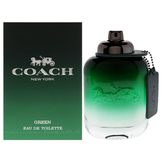 【正規品】【送料無料】Coach Green by Coach for Men - 3.3 oz EDT Spray