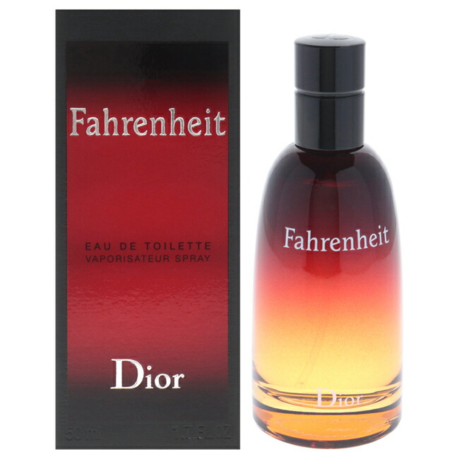 【置き目品】【貨物輸送無料】エントリーで尖んがり5倍 Fahrenheit by Christian Dior for Men - 1.7 薬局衡オンス EDT Spray