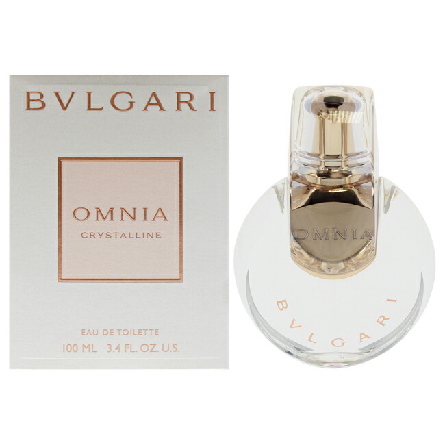【置き目品】【貨物輸送無料】Bvlgari Omnia Crystalline by Bvlgari for Women - 3.4 薬局衡オンス EDT Spray