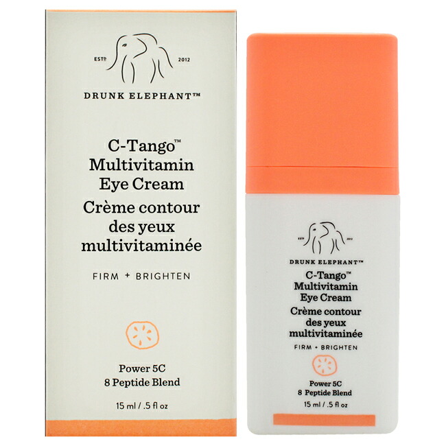 【正規品】【送料無料】C-Tango Multivitamin Eye Cream by Drunk Elephant for Women - 0.5 oz Cream
