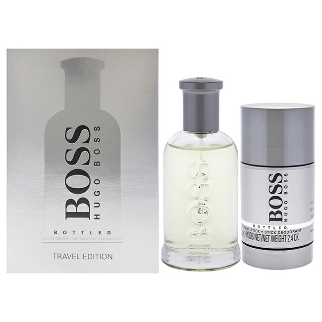 【ポイント5倍】【正規品】【送料無料】 Boss No. 6 by Hugo Boss for Men - 2 Pc Gift Set 3.3oz EDT Spray, 2.4oz Deodorant Stick｜Swish Pop