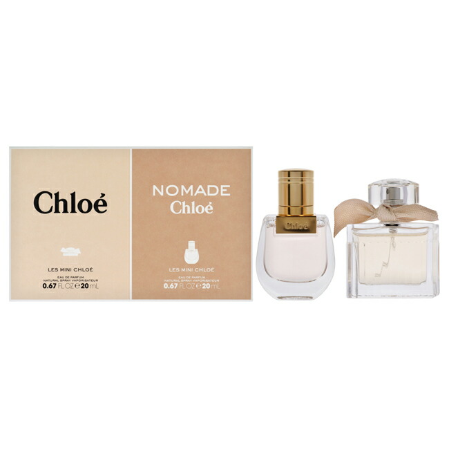 【置き目品】【貨物輸送無料】エントリーで尖んがり5倍 Chloe Les Mini Chloe by Chloe for Women - 2 Pc Gift Set 0.67薬局衡オンス 電子データ処理 Spray, 0.67薬局衡オンス Nomade 電子データ処理 Spray