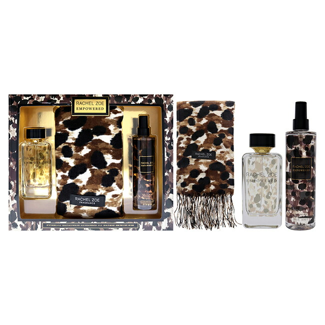 【置き目品】【貨物輸送無料】エントリーで尖んがり5倍 Empowered by Rachel Zoe for Women - 3 Pc Gift Set 3.4薬局衡オンス 電子データ処理 Spray, 10薬局衡オンス Fragrance Mist, Scarf
