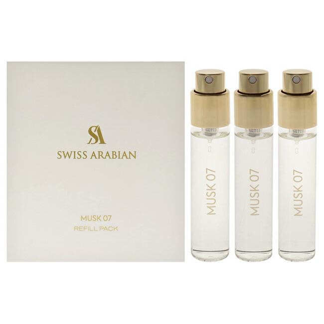 Musk 07 Trio Pack by Swiss Arabian for Unisex - 3 x 1 oz EDP Spray (Refill)